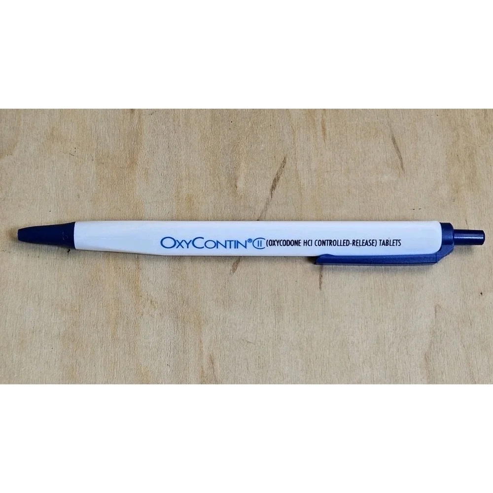 Vintage OxyContin OxyIR Bic Click Pen Pharma Drug Rep Advertising Promo